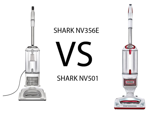 Shark NV356E vs NV501