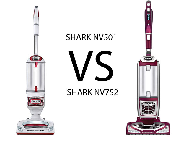 Shark NV501 vs NV752